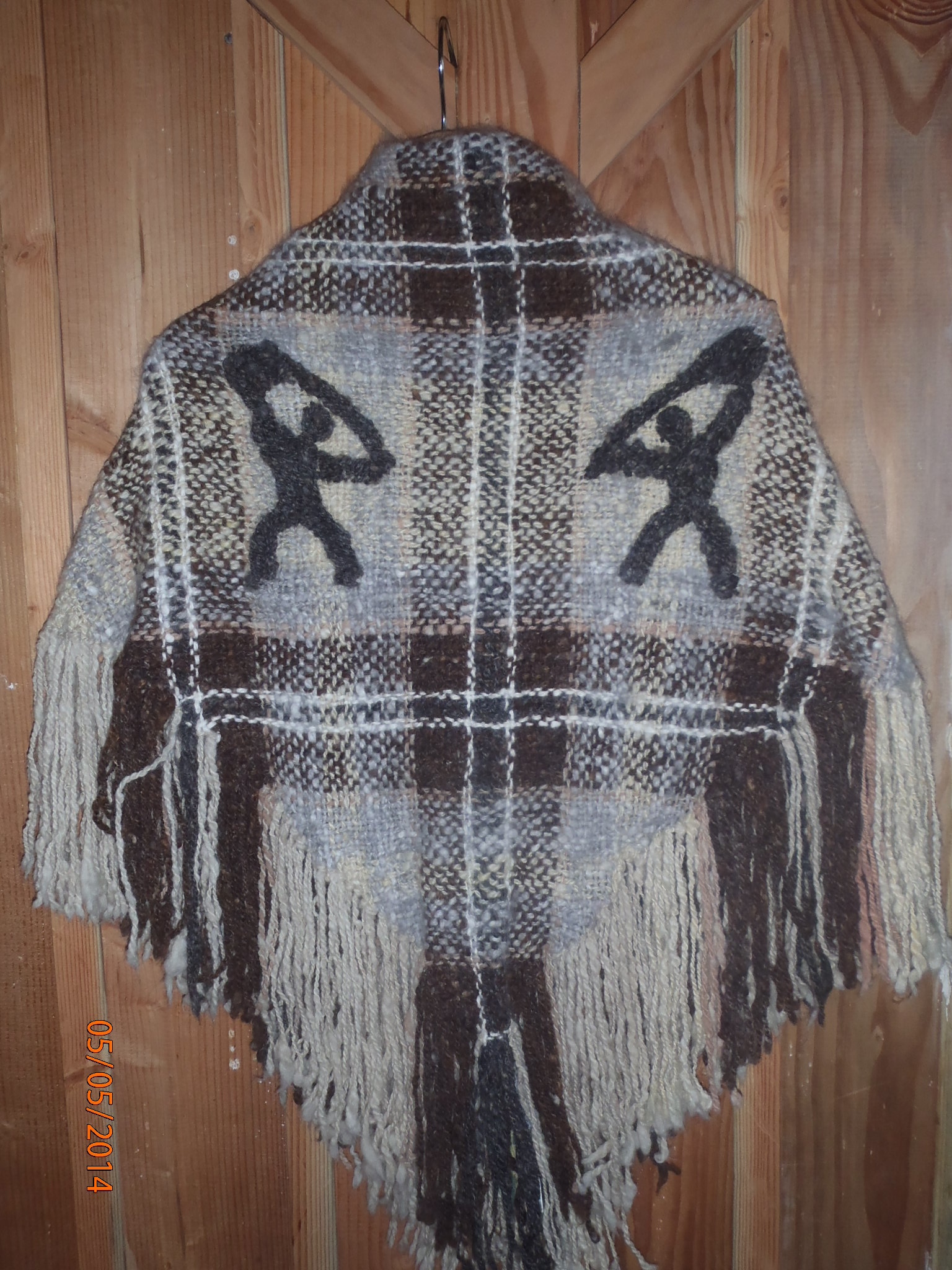 Photo of the petroglyph shawl.